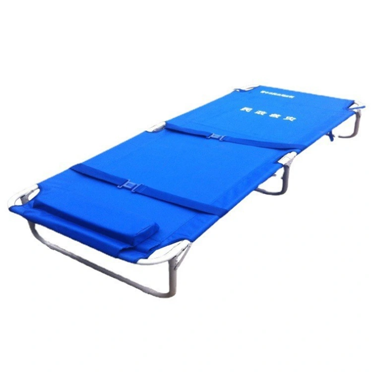 Cama plegable de axuda para desastres